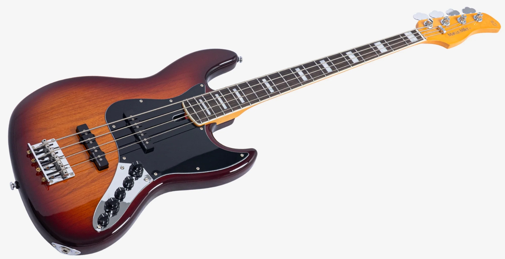 Sire Marcus Miller V7 Alder New Gen 4st Lh 4c Gaucher Active Eb - Tobacco Sunburst - Solid body elektrische bas - Variation 2