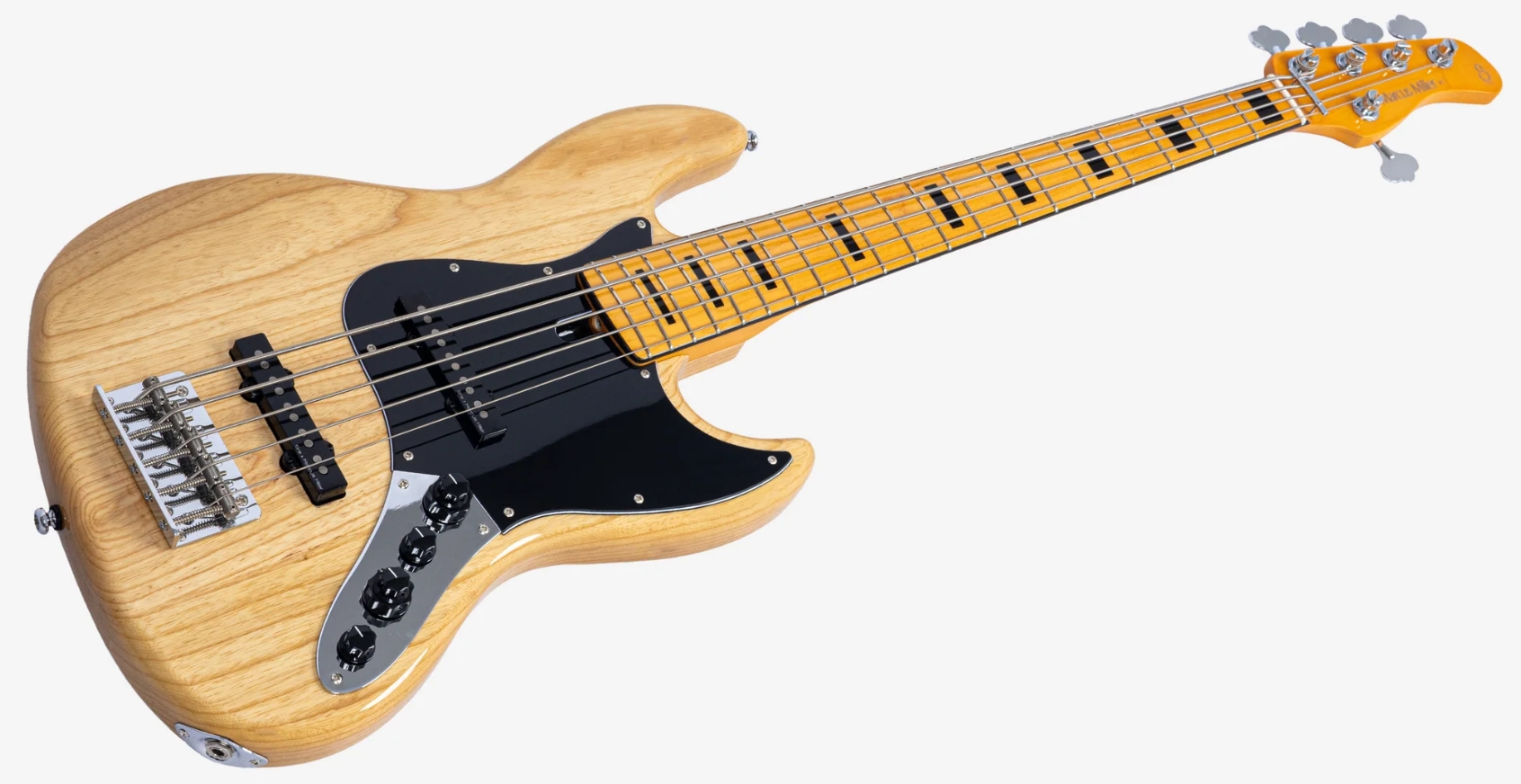 Sire Marcus Miller V7 Vintage Ash New Gen 5st 5c Active Rw - Natural - Solid body elektrische bas - Variation 2