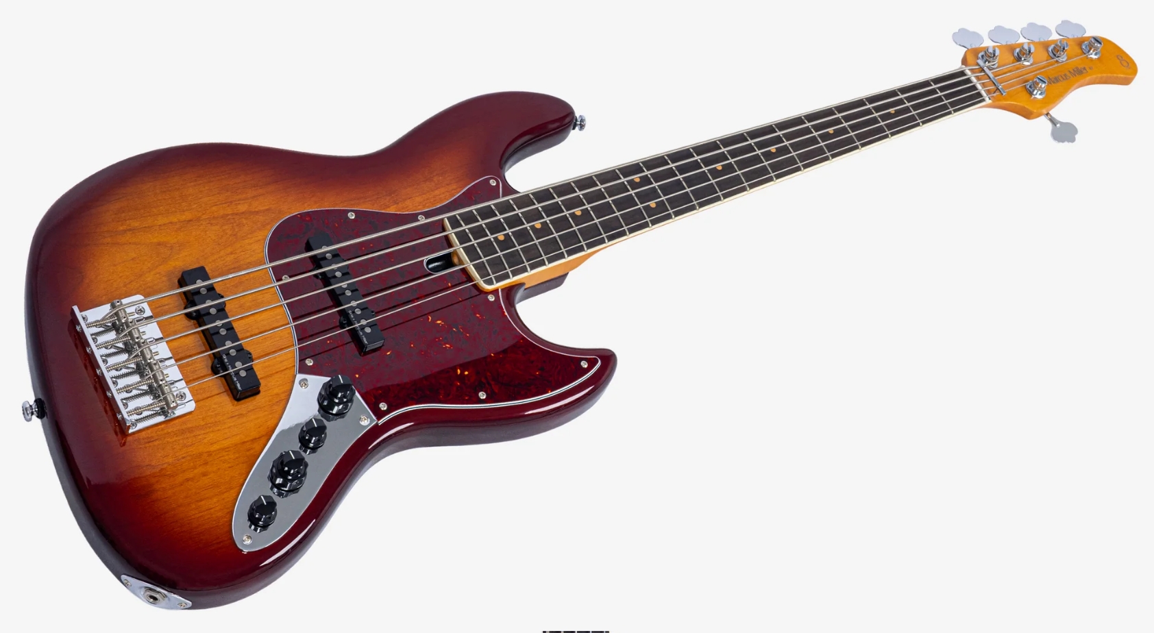 Sire Marcus Miller V7 Vintage New Gen 5st 5c Active Mn - Tobacco Sunburst - Solid body elektrische bas - Variation 2