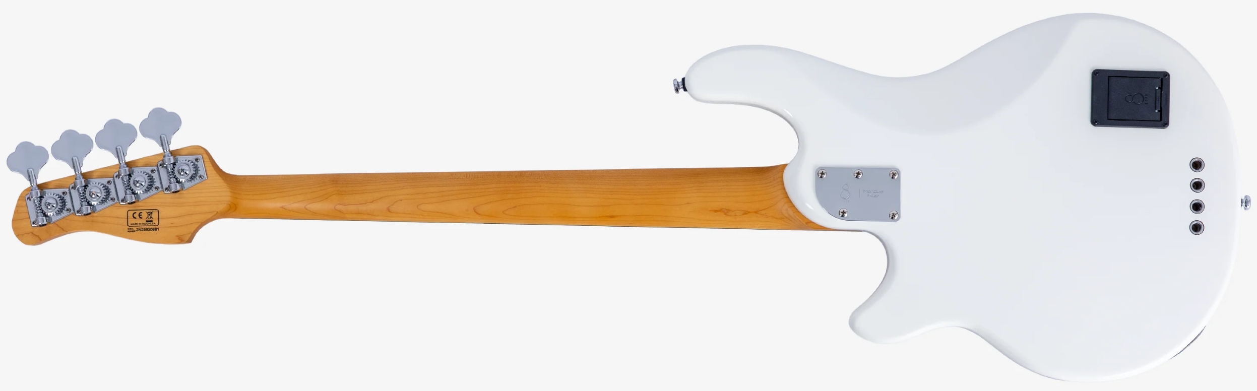 Sire Marcus Miller Z7 4st Lh 4c Gaucher Active Eb - Antique White - Solid body elektrische bas - Variation 1