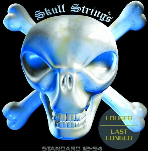 Skull Strings Std 1254 Standard Electric Guitar Heavy 6c 12-54 - Elektrische gitaarsnaren - Main picture