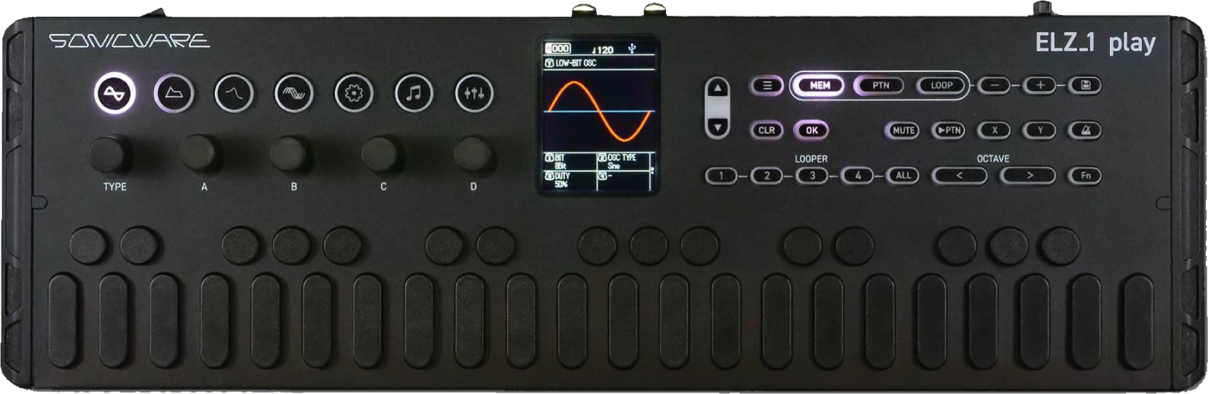 Sonicware Elz_1 Play - Black - Synthesizer - Main picture