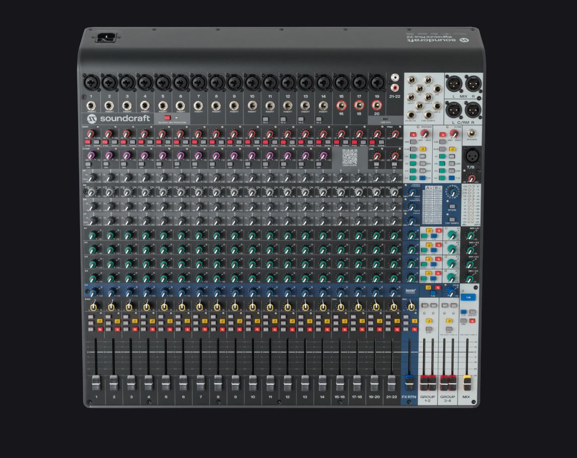 Soundcraft Signature Plus 22 - Analoge Mengtafel - Variation 2