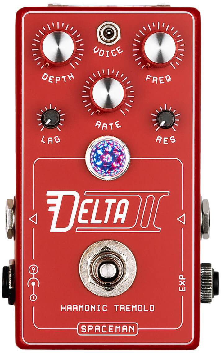 Spaceman Effects Delta Ii Harmonic Tremolo Red - Modulation/chorus/flanger/phaser en tremolo effect pedaal - Main picture