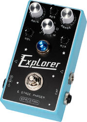 Modulation/chorus/flanger/phaser en tremolo effect pedaal Spaceman effects Explorer 6 Stage Phaser - Blue