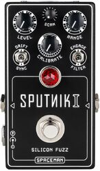 Overdrive/distortion/fuzz effectpedaal Spaceman effects Sputnik I Silicon Fuzz - Black