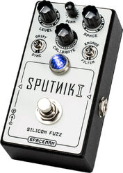Overdrive/distortion/fuzz effectpedaal Spaceman effects Sputnik I Silicon Fuzz - White