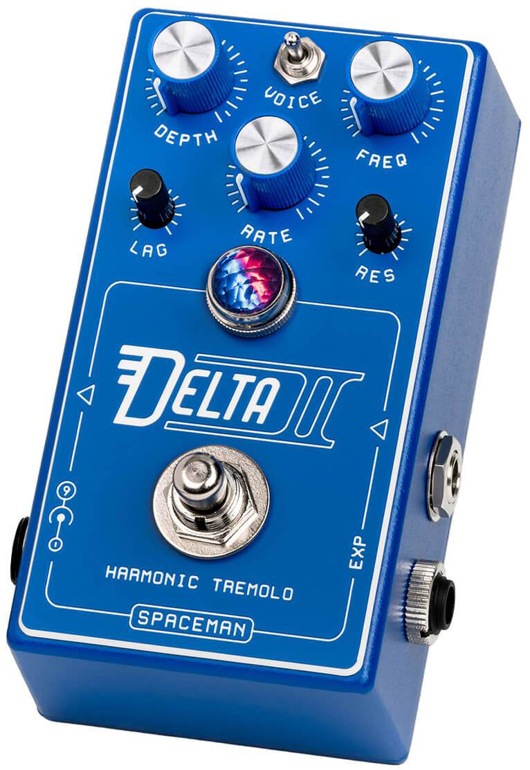 Spaceman Effects Delta Ii Harmonic Tremolo Blue - Modulation/chorus/flanger/phaser en tremolo effect pedaal - Variation 1