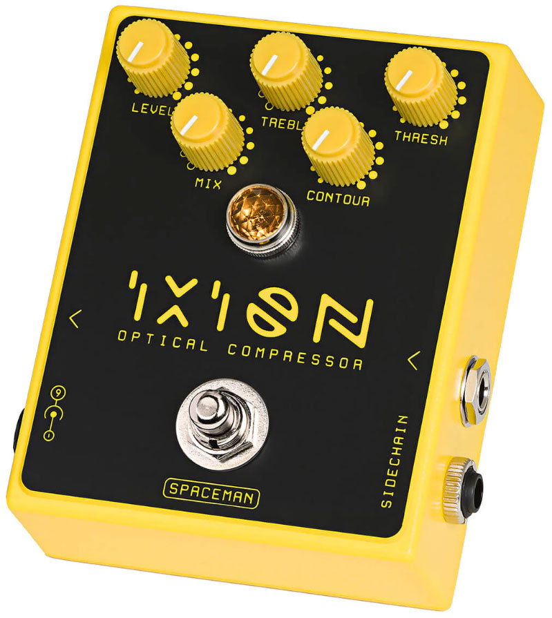Spaceman Effects Ixion Optical Compressor Yellow - Compressor/sustain/noise gate effect pedaal - Variation 1