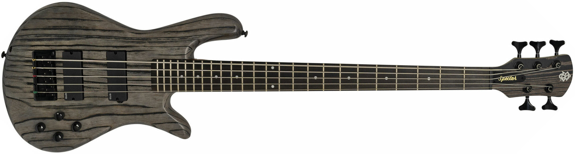 Spector Ns Pulse I 5c Active Emg Eb - Charcoal Grey - Solid body elektrische bas - Main picture