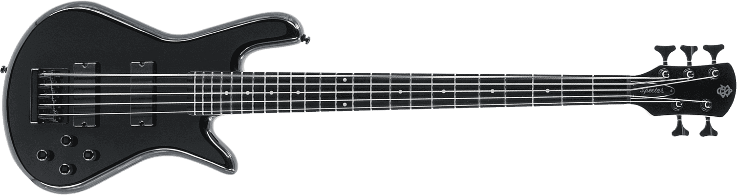 Spector Performer Serie 5 Hh Eb - Black - Solid body elektrische bas - Main picture