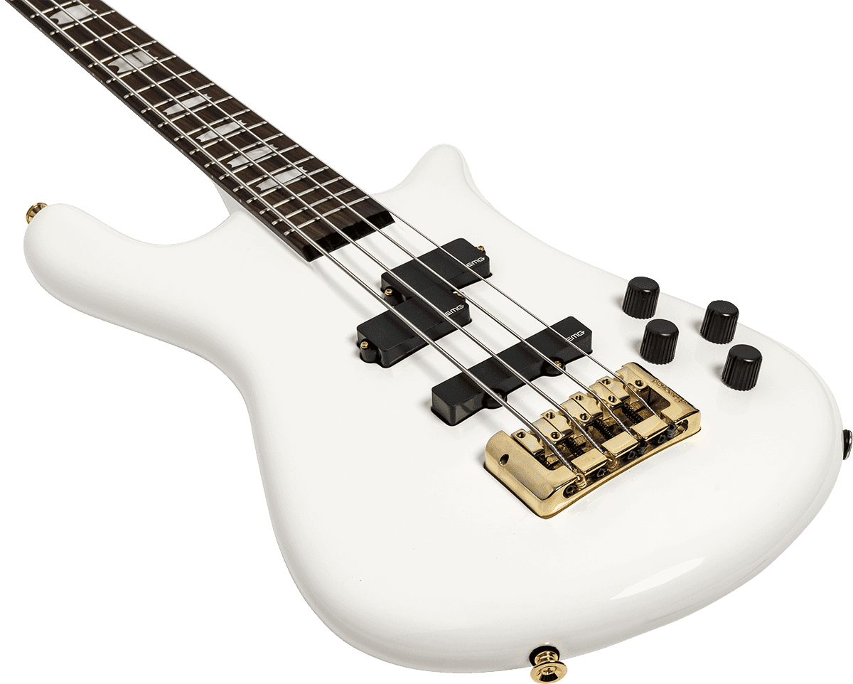Spector Euro Serie Classic 4 Rw - Solid White Gloss - Solid body elektrische bas - Variation 2