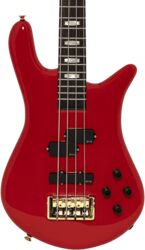 Solid body elektrische bas Spector                        EURO SERIE CLASSIC 4 - Solid red gloss