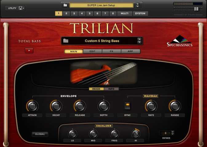Spectrasonics Trilian - Virtuele instrumenten soundbank - Main picture