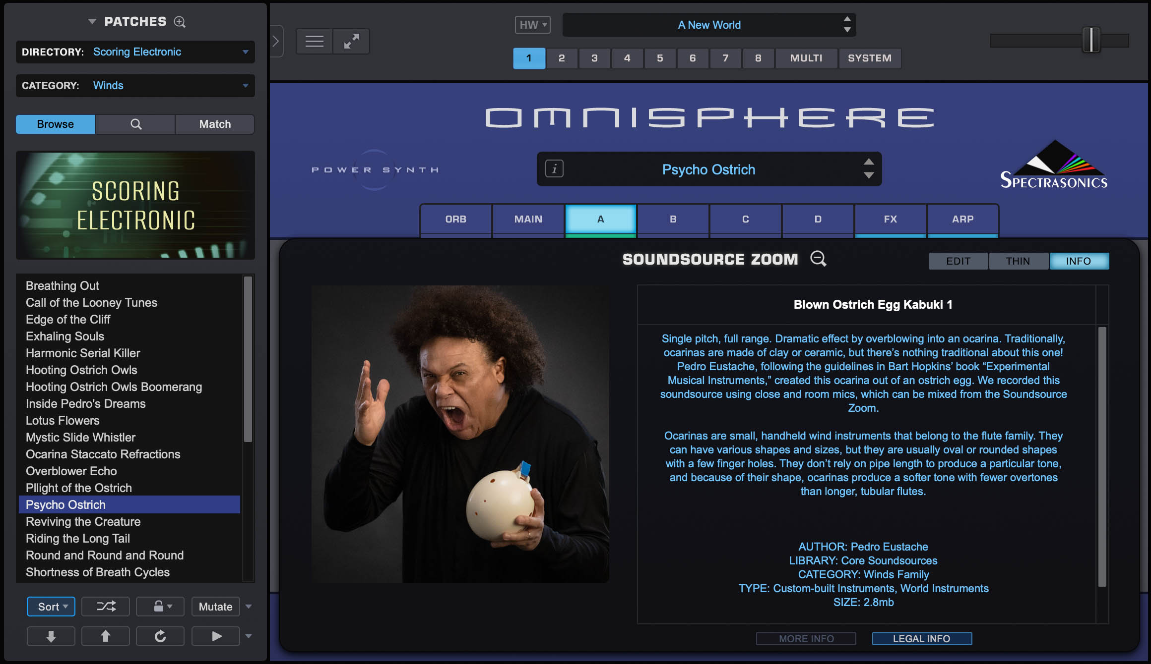 Spectrasonics Omnisphere 3 - Virtuele instrumenten soundbank - Variation 14