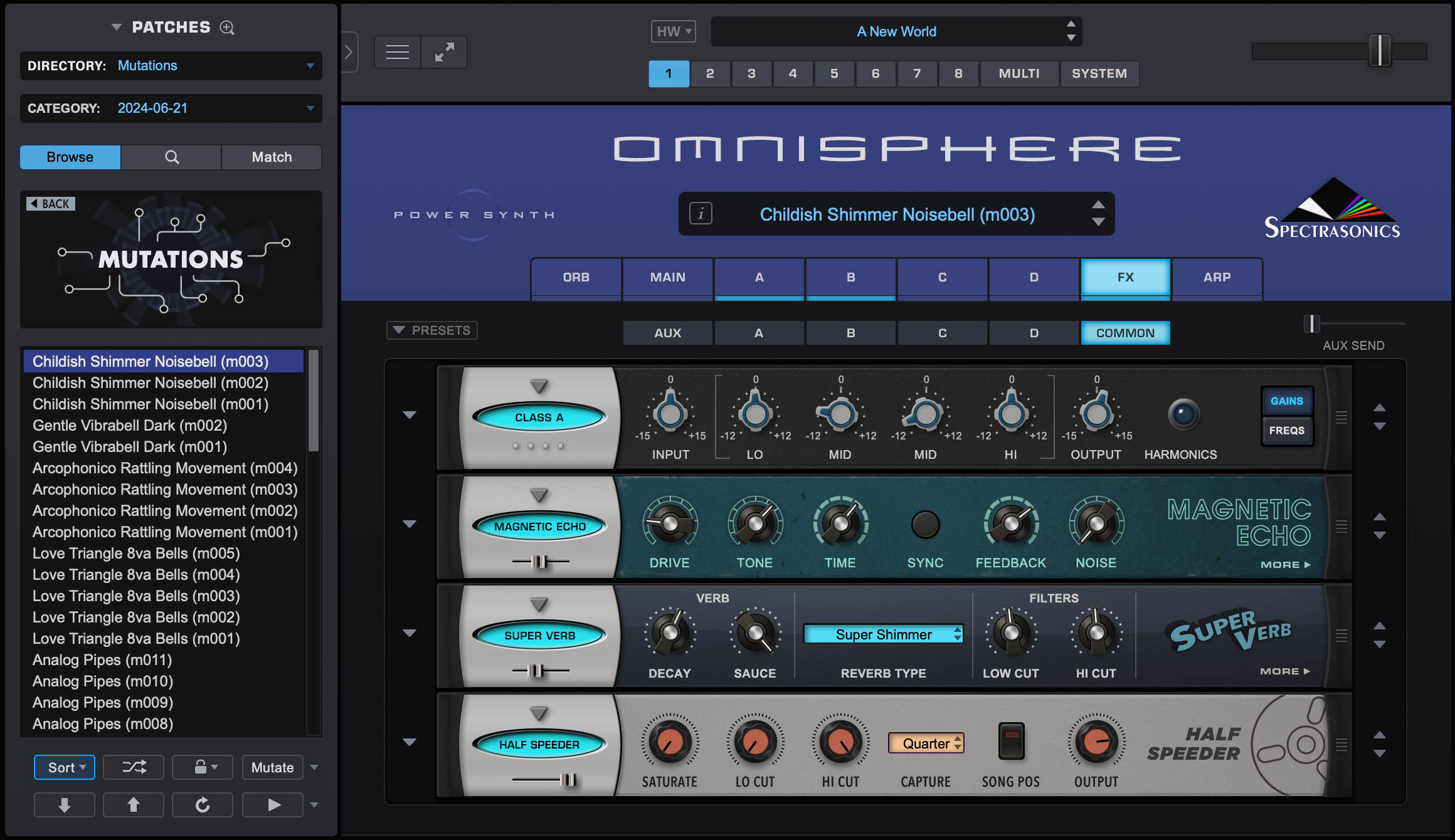 Spectrasonics Omnisphere 3 - Virtuele instrumenten soundbank - Variation 6