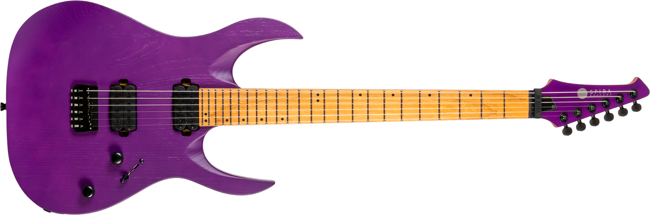 Spira Guitars S600 App 2h Ht Eb - Stained Purple - Elektrische gitaar in Strat vorm - Main picture