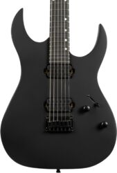 Metalen elektrische gitaar Spira guitars S-400 MBK - black satin