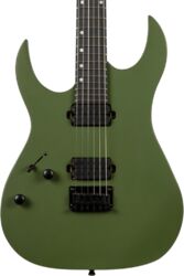 Linkshandige elektrische gitaar Spira guitars S-400 MGR LH - SATIN DARK GREEN