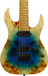 Bariton elektrische gitaar Spira guitars S-507 PBS E Ltd (7-String, Baritone) - Fireburst