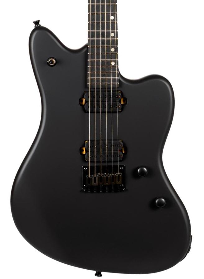Double cut gitaar Spira guitars J-400 MBK - black satin