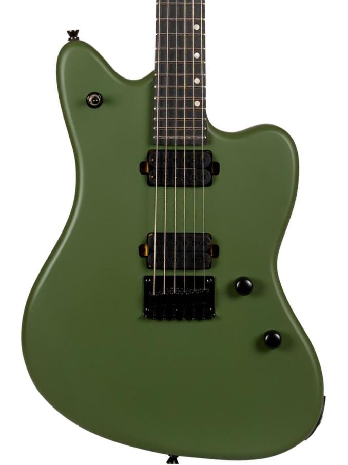 Double cut gitaar Spira guitars J-400 MBK - Green Satin