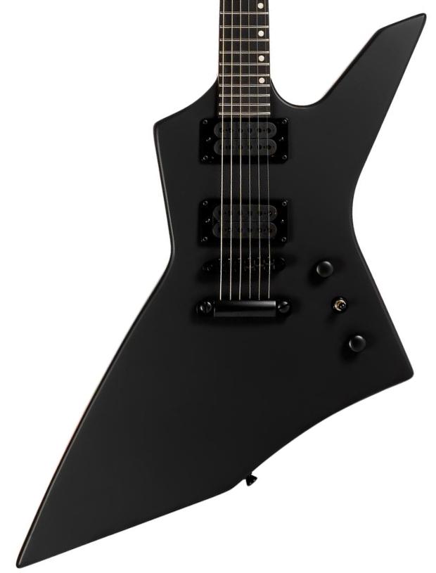 Metal elektrische gitaar Spira guitars X-400 MBK - Satin black