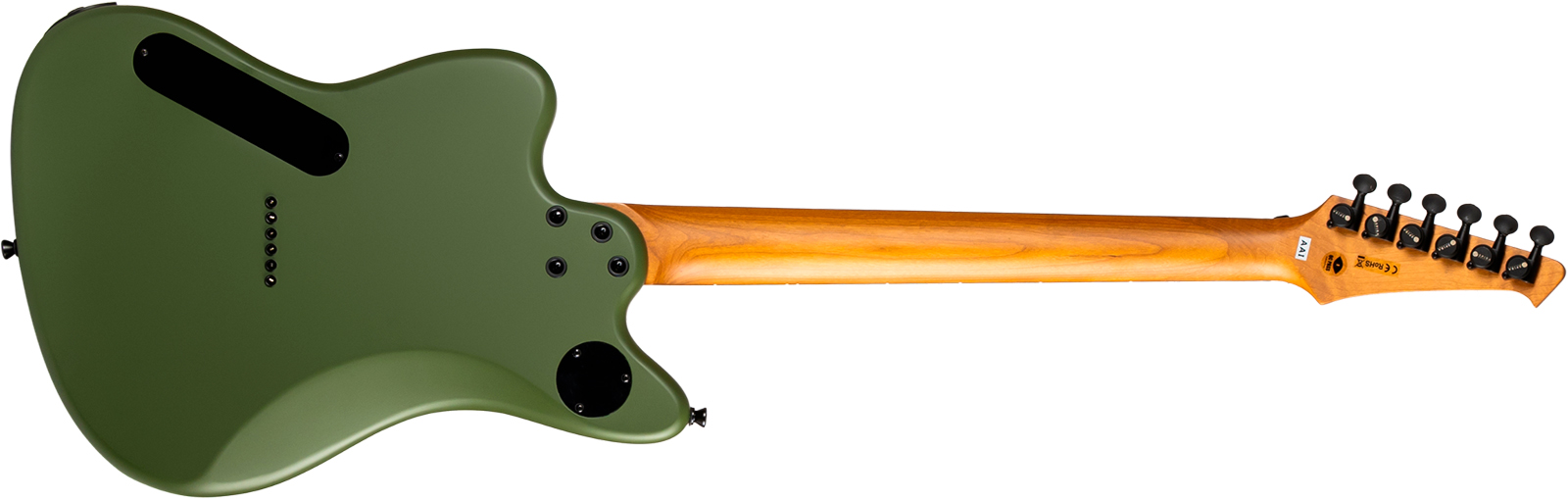 Spira Guitars J400 Mgr 2h Ht Rw - Green Satin - Double cut gitaar - Variation 1