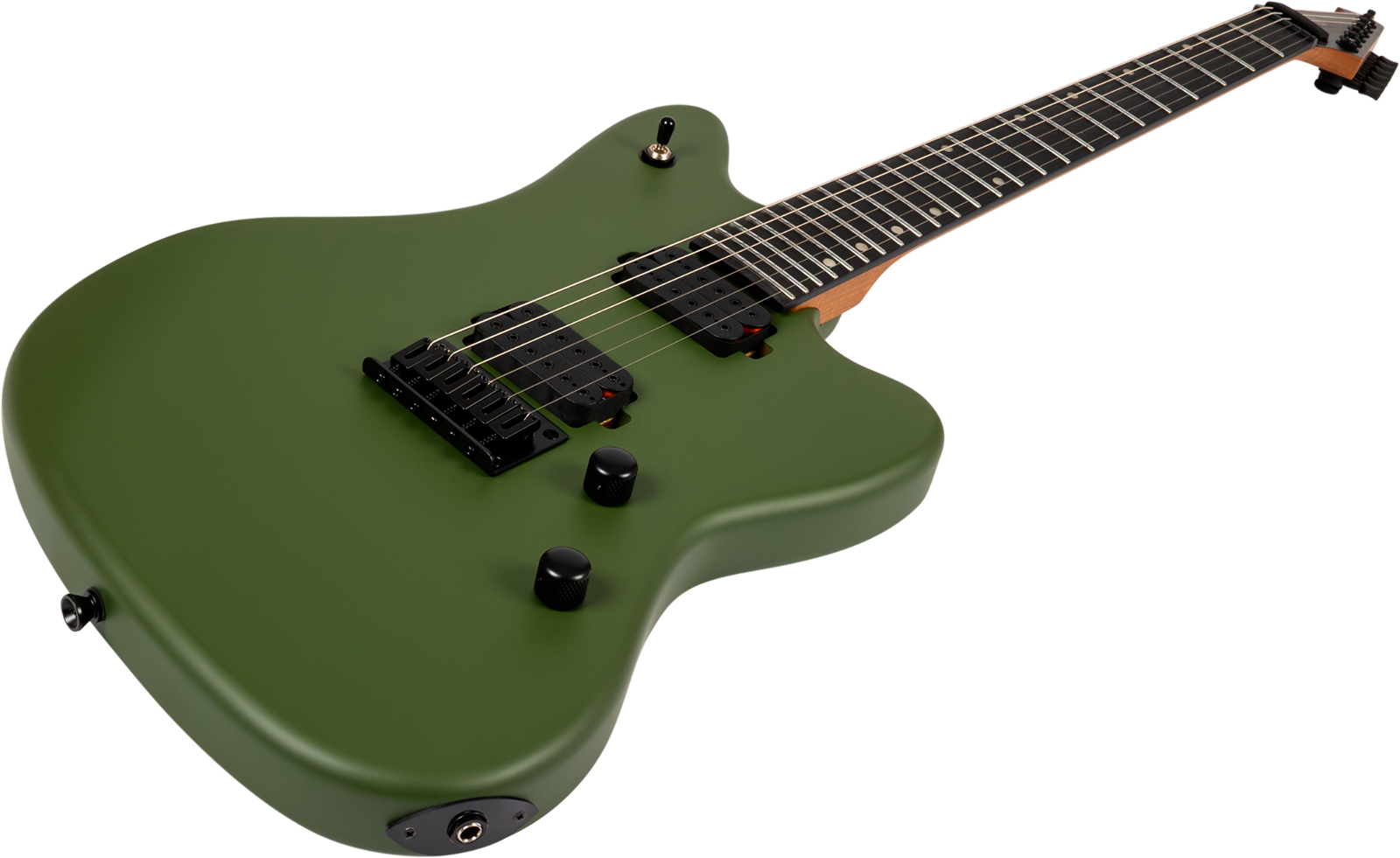 Spira Guitars J400 Mgr 2h Ht Rw - Green Satin - Double cut gitaar - Variation 2