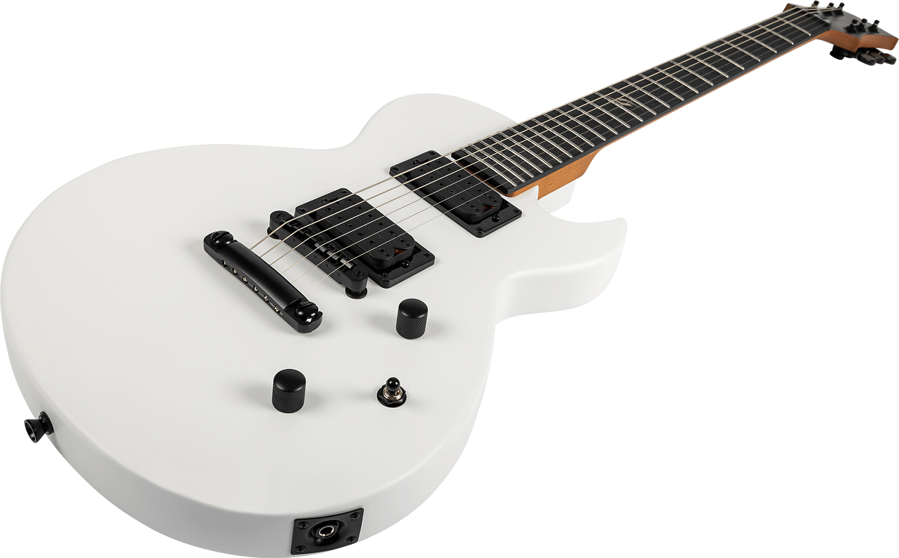 Spira Guitars L400 Mhw 2h Ht Eb - White Satin - Metalen elektrische gitaar - Variation 2