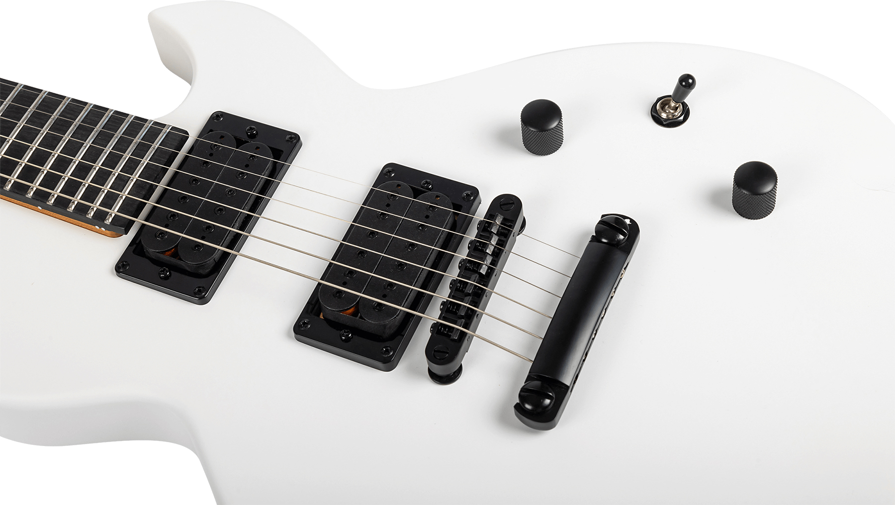 Spira Guitars L400 Mhw 2h Ht Eb - White Satin - Metalen elektrische gitaar - Variation 3