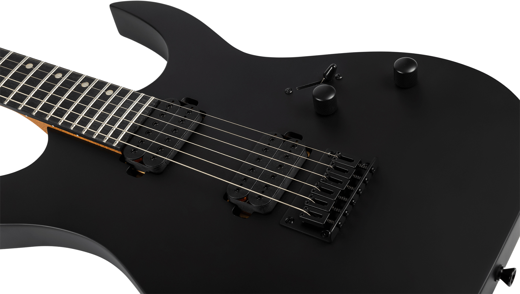 Spira Guitars S400 Mbk 2h Ht Eb - Metalen elektrische gitaar - Variation 3