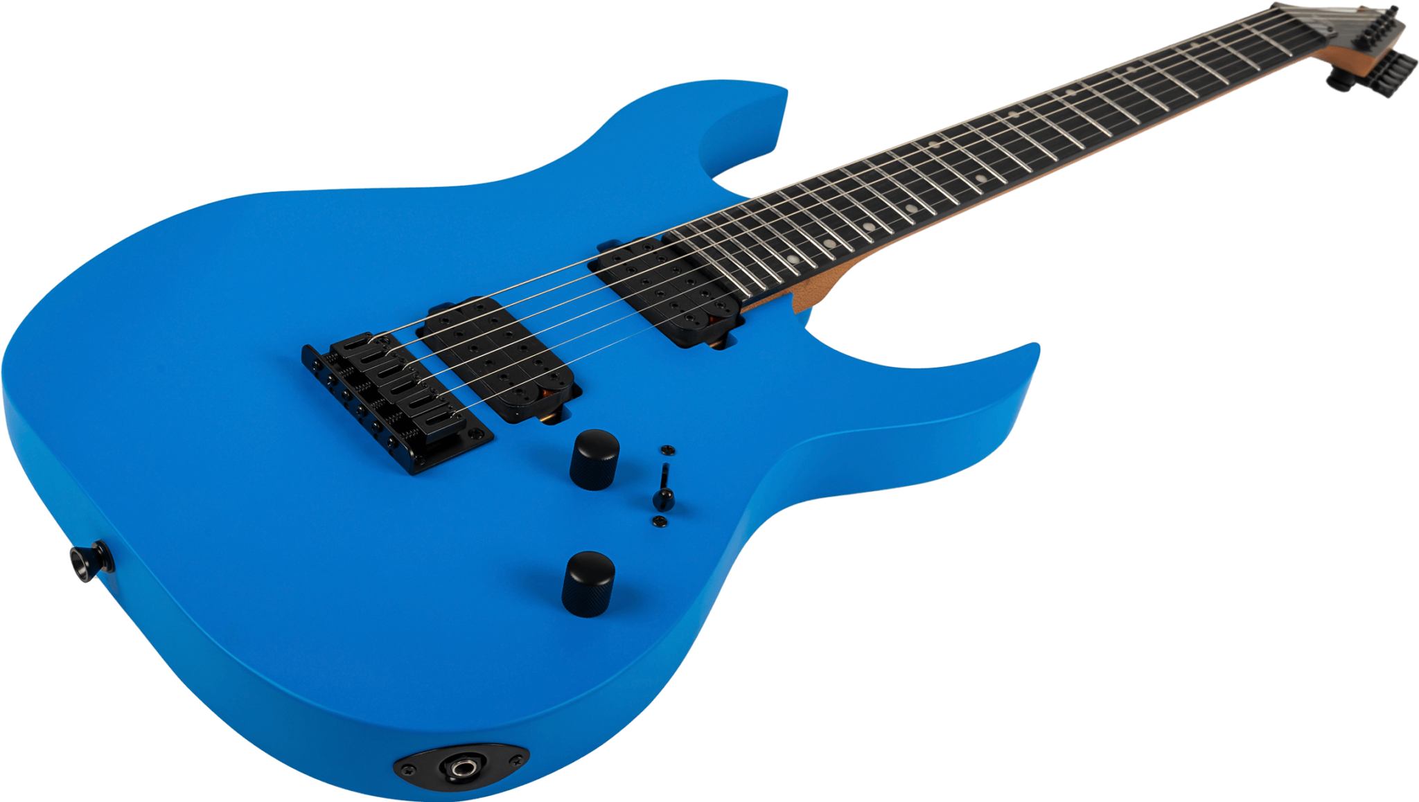 Spira Guitars S400 Mbl 2h Ht Eb - Blue Satin - Metalen elektrische gitaar - Variation 2