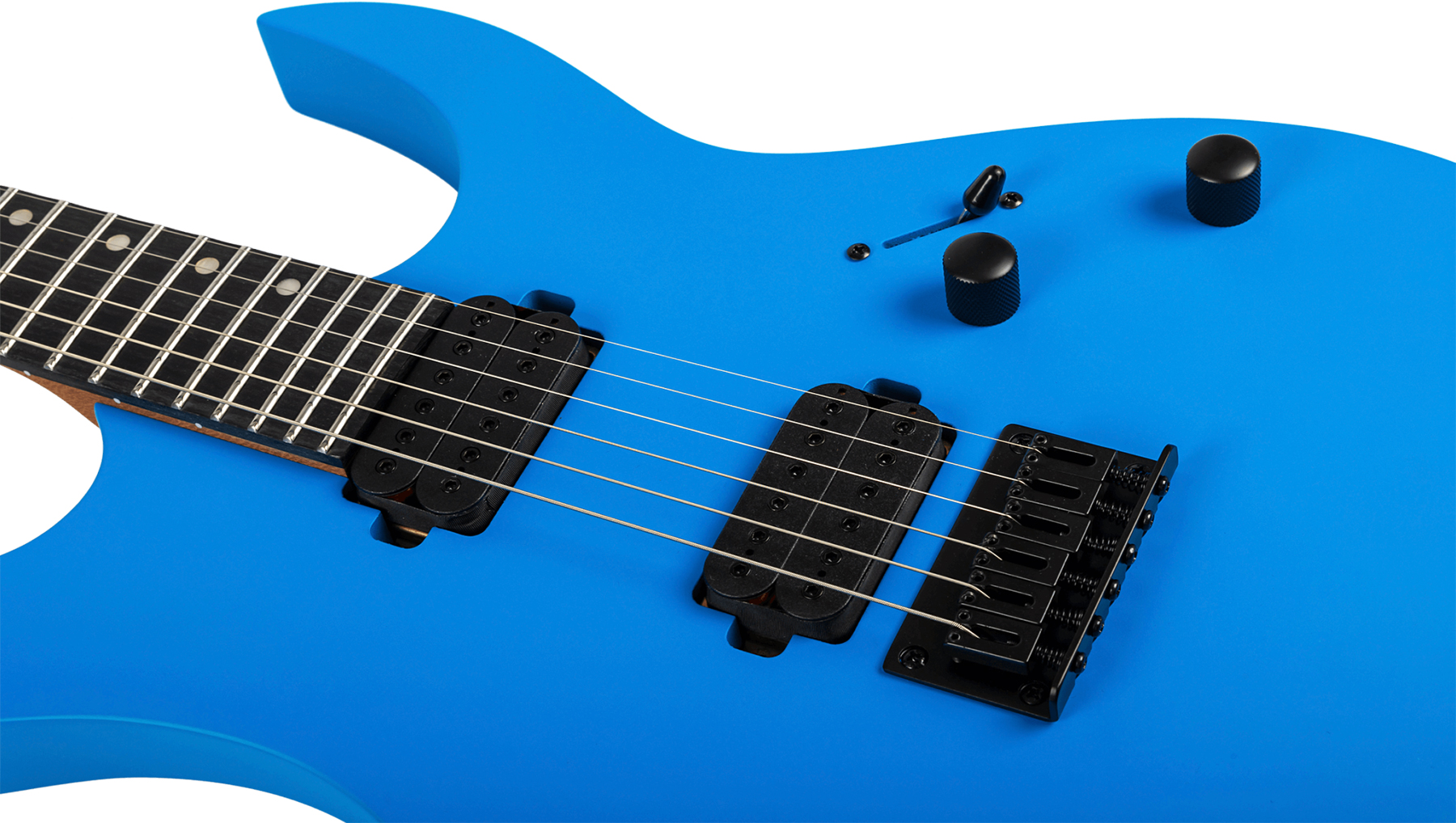 Spira Guitars S400 Mbl 2h Ht Eb - Blue Satin - Metalen elektrische gitaar - Variation 3