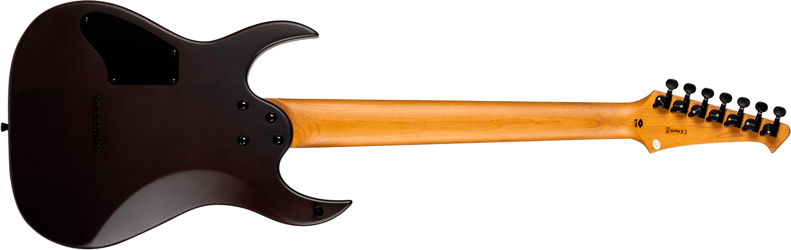 Spira Guitars S407 Mwr 7c Baryton 2h Ht Eb - Wine Red Satin - Bariton elektrische gitaar - Variation 1