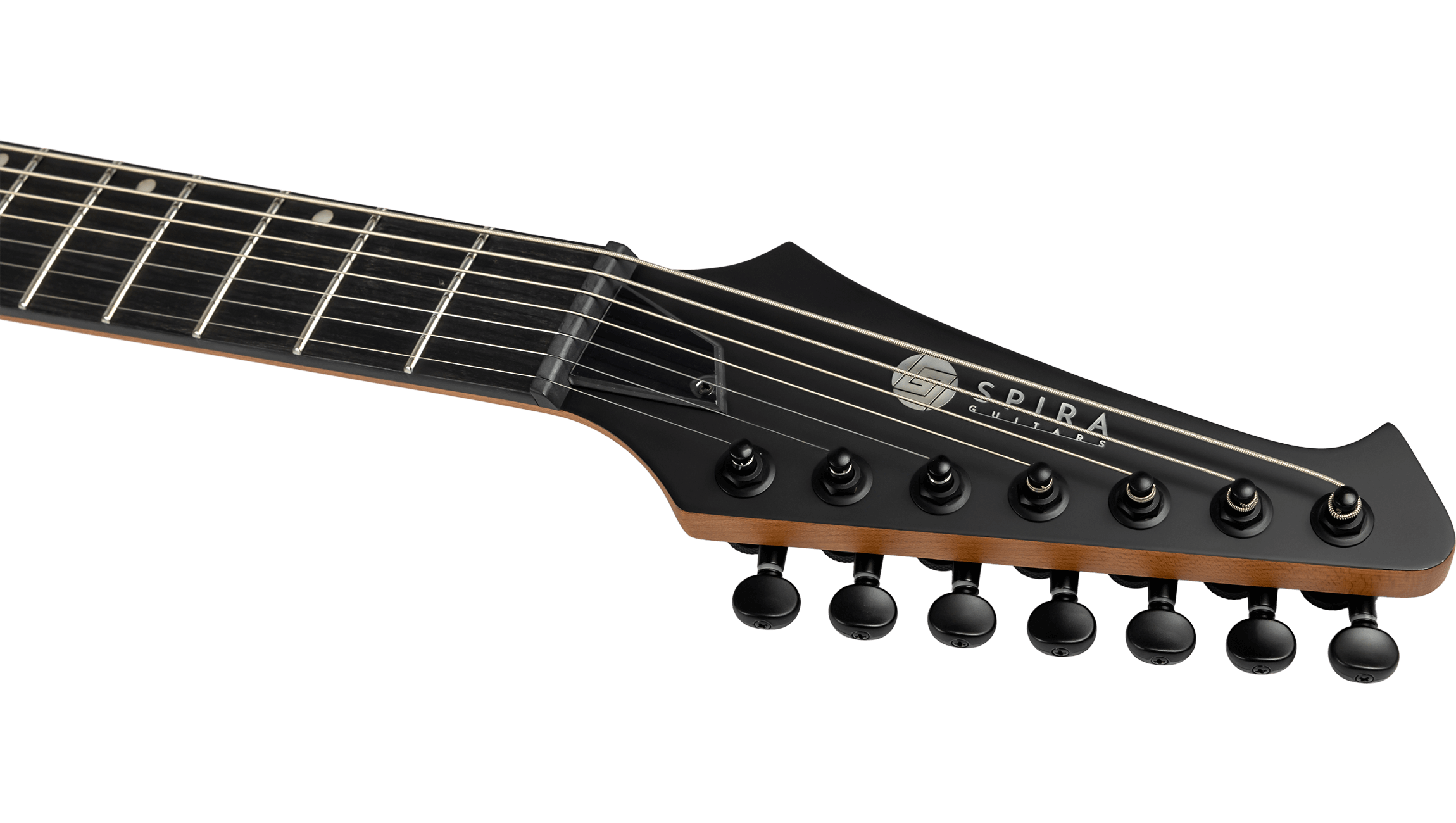 Spira Guitars S407 Mwr 7c Baryton 2h Ht Eb - Wine Red Satin - Bariton elektrische gitaar - Variation 4