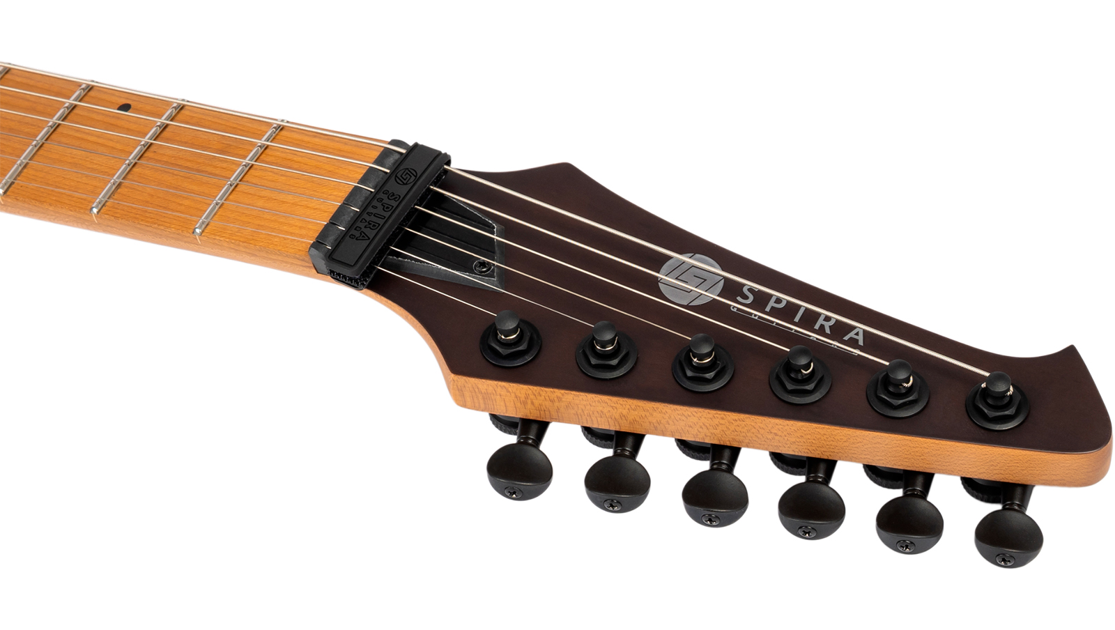 Spira Guitars S600 Agy 2h Ht Eb - Stained Dark Grey - Elektrische gitaar in Strat vorm - Variation 4