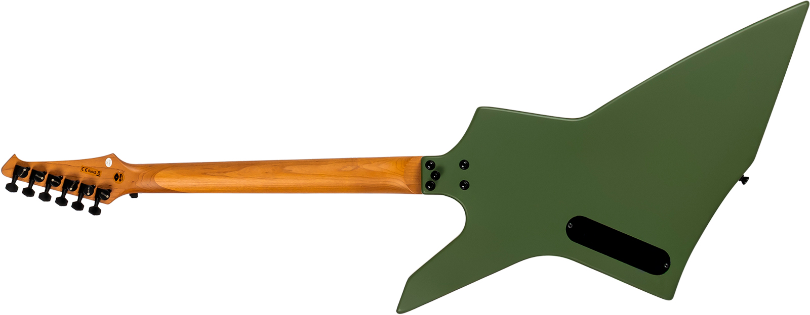 Spira Guitars X400 Mgr 2h Ht Mn - Satin Green - Metal elektrische gitaar - Variation 1