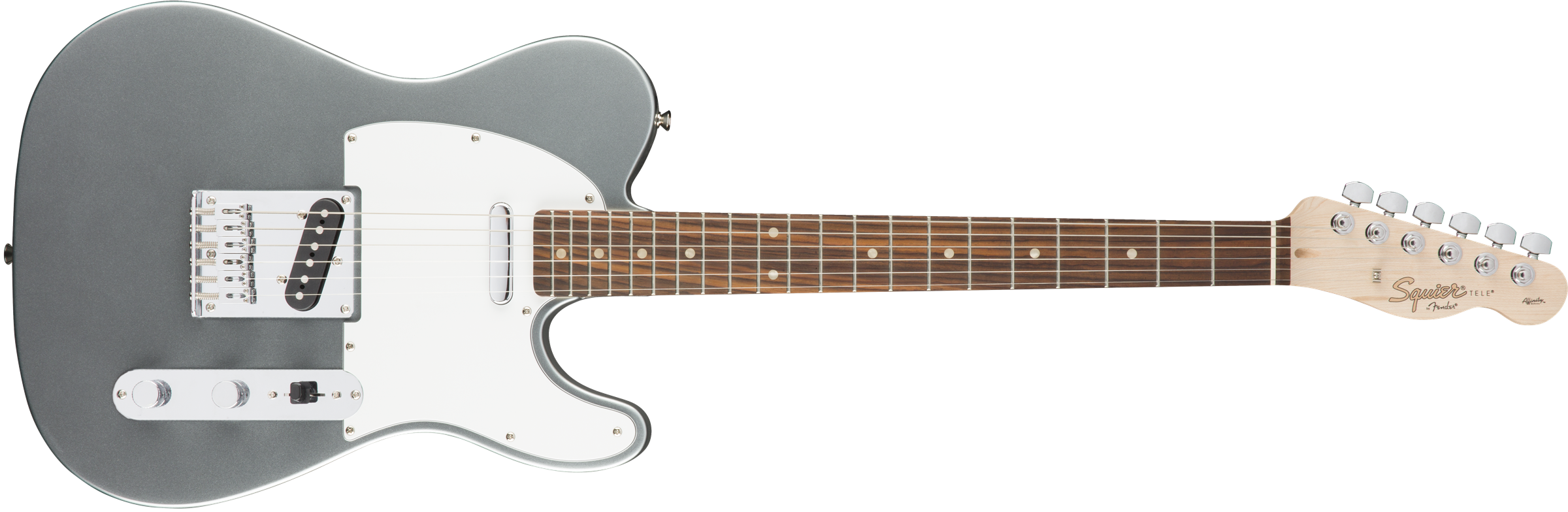 Squier Tele Affinity Series 2019 Lau - Slick Silver - Televorm elektrische gitaar - Variation 1