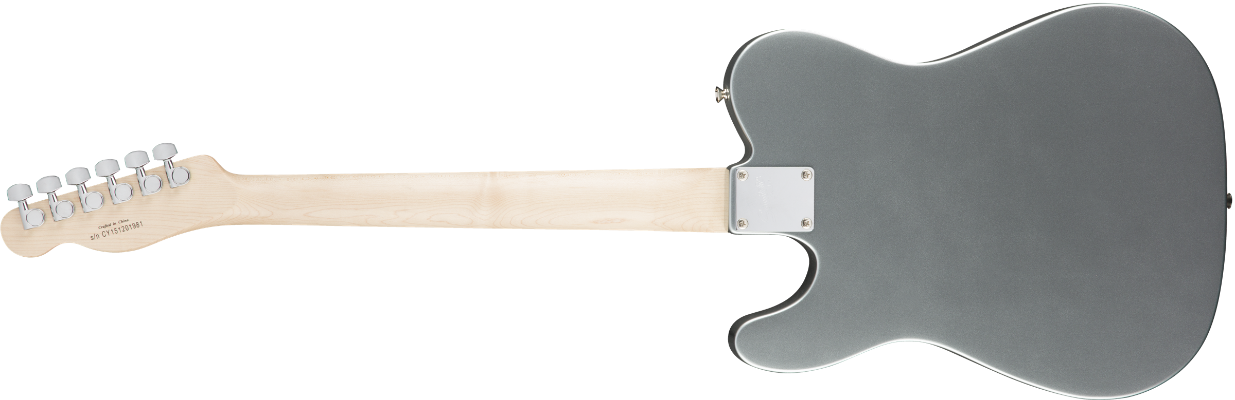 Squier Tele Affinity Series 2019 Lau - Slick Silver - Televorm elektrische gitaar - Variation 5