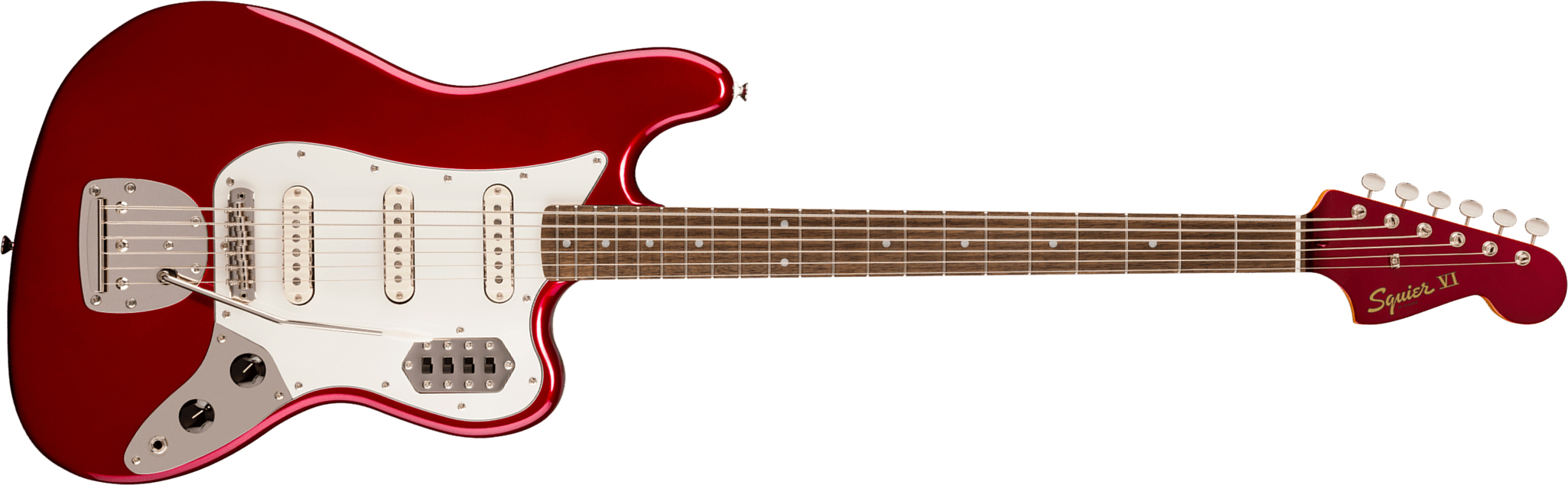 Squier Bass Vi Classic Vibe Ltd 3s Trem Lau - Candy Apple Red W/ Matching Headstock - Solid body elektrische bas - Main picture