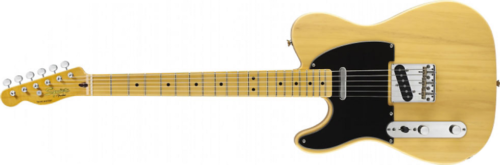 Squier Classic Vibe Telecaster '50s Lh Gaucher Mn - Butterscotch Blonde - Linkshandige elektrische gitaar - Main picture