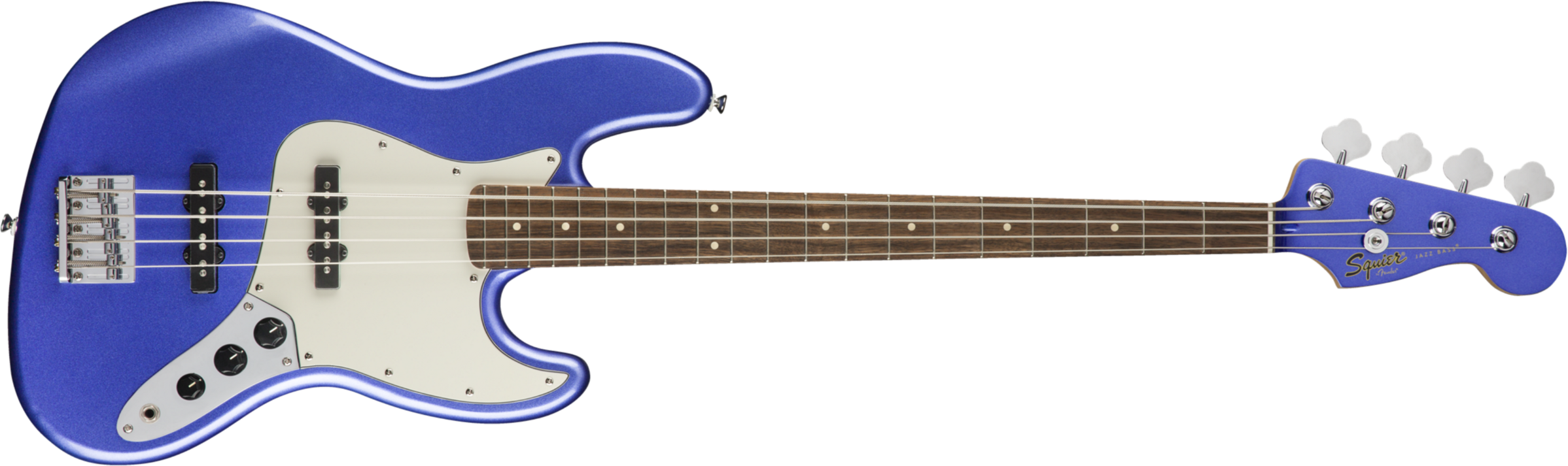 Squier Contemporary Jazz Bass Lau - Ocean Blue Metallic - Solid body elektrische bas - Main picture