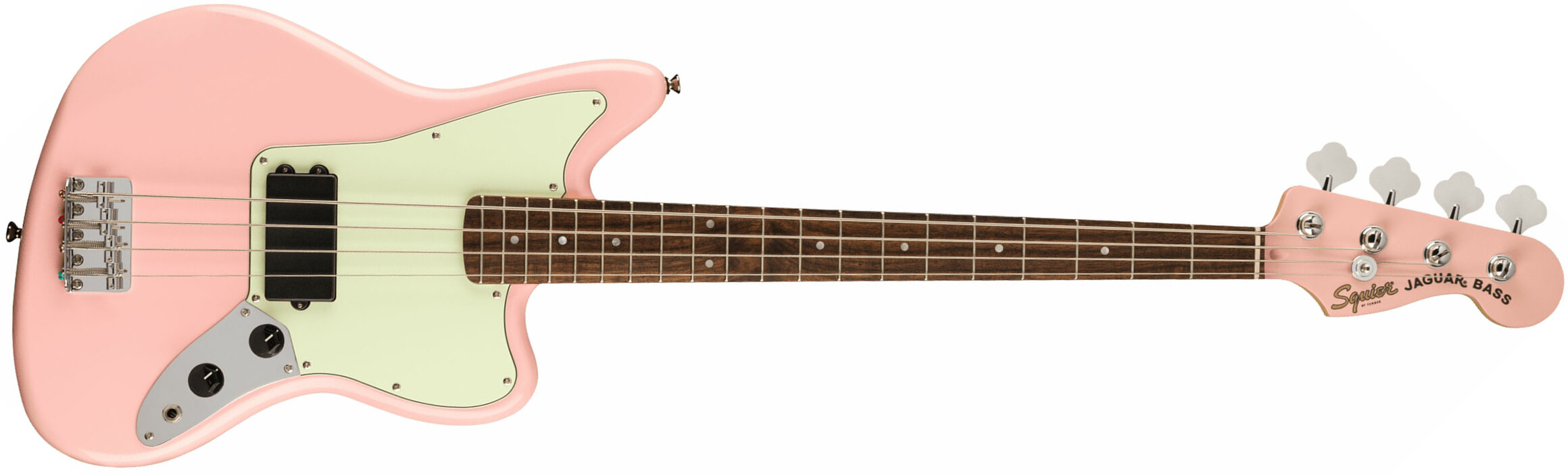 Squier Jaguar Bass H Affinity Fsr Lau - Shell Pink - Solid body elektrische bas - Main picture