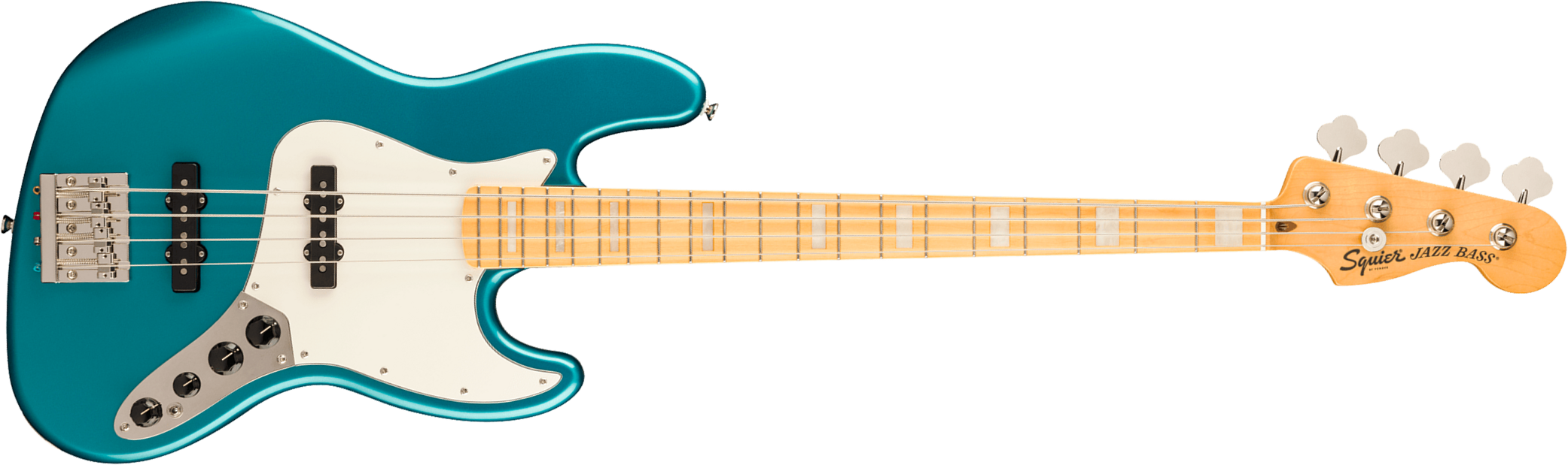 Squier Jazz Bass 70s Active Classic Vibe Mn - Ocean Turquoise - Solid body elektrische bas - Main picture