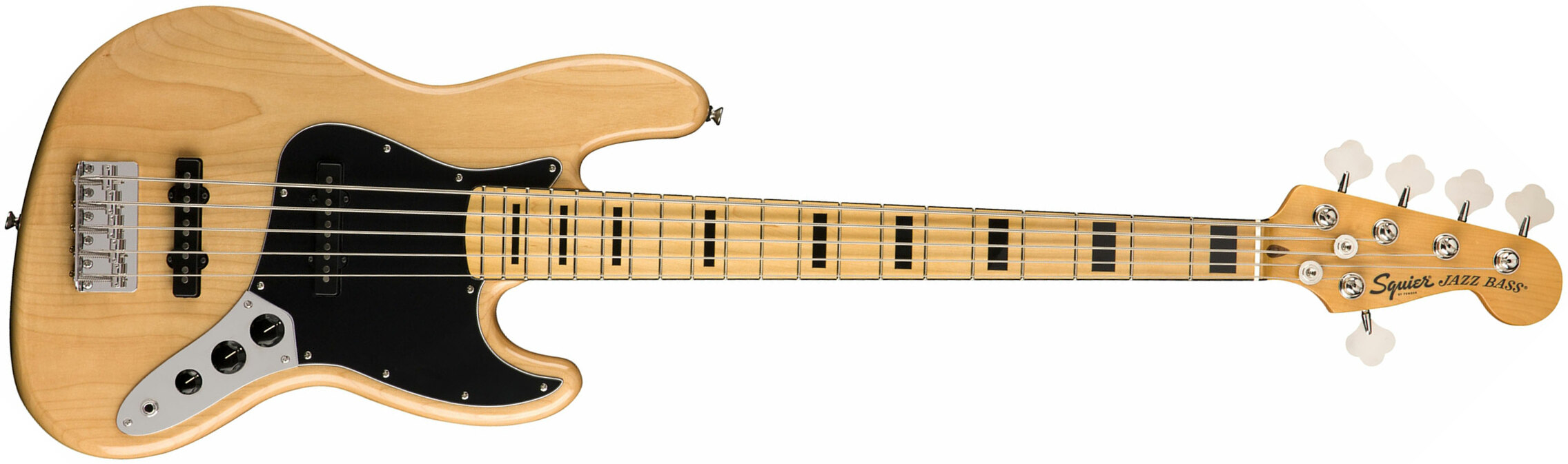 Squier Jazz Bass Classic Vibe 70s 2019 Mn - Natural - Solid body elektrische bas - Main picture