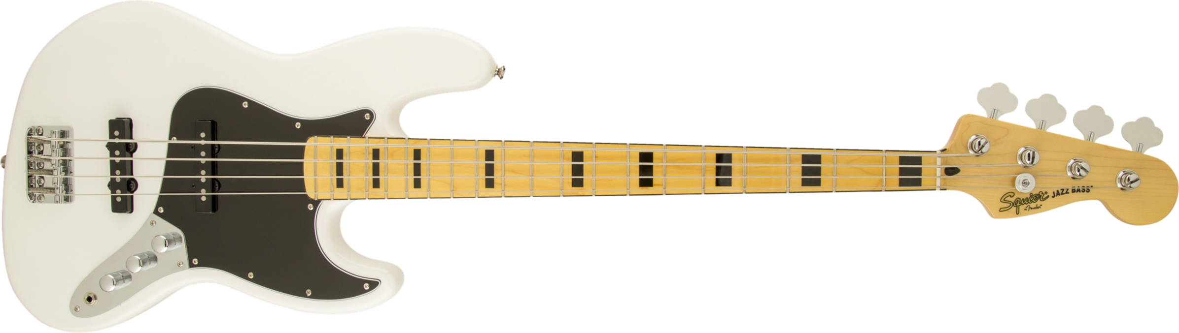 Squier Jazz Bass Vintage Modified 70 2013 Mn Olympic White - Solid body elektrische bas - Main picture