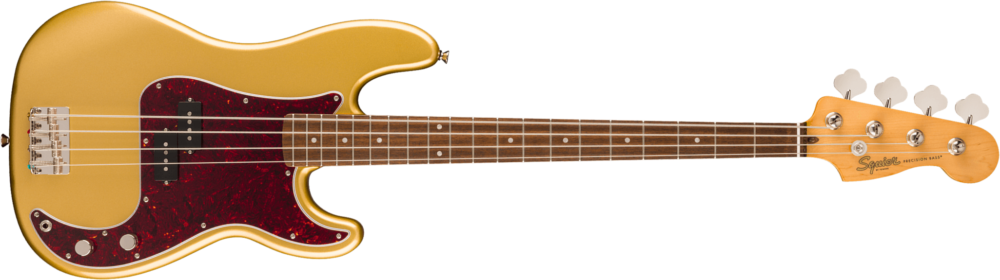 Squier Precision Bass Classic Vibe Fsr Ltd Lau - Aztec Gold - Solid body elektrische bas - Main picture