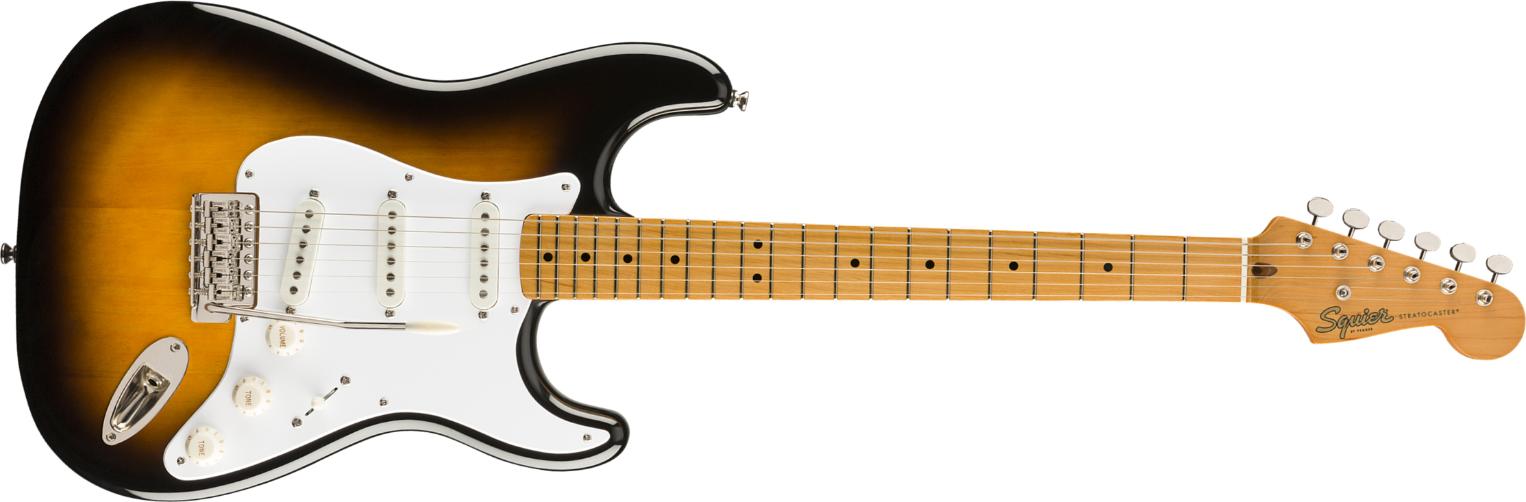 Squier Strat '50s Classic Vibe 2019 Mn 2019 - 2-color Sunburst - Elektrische gitaar in Str-vorm - Main picture