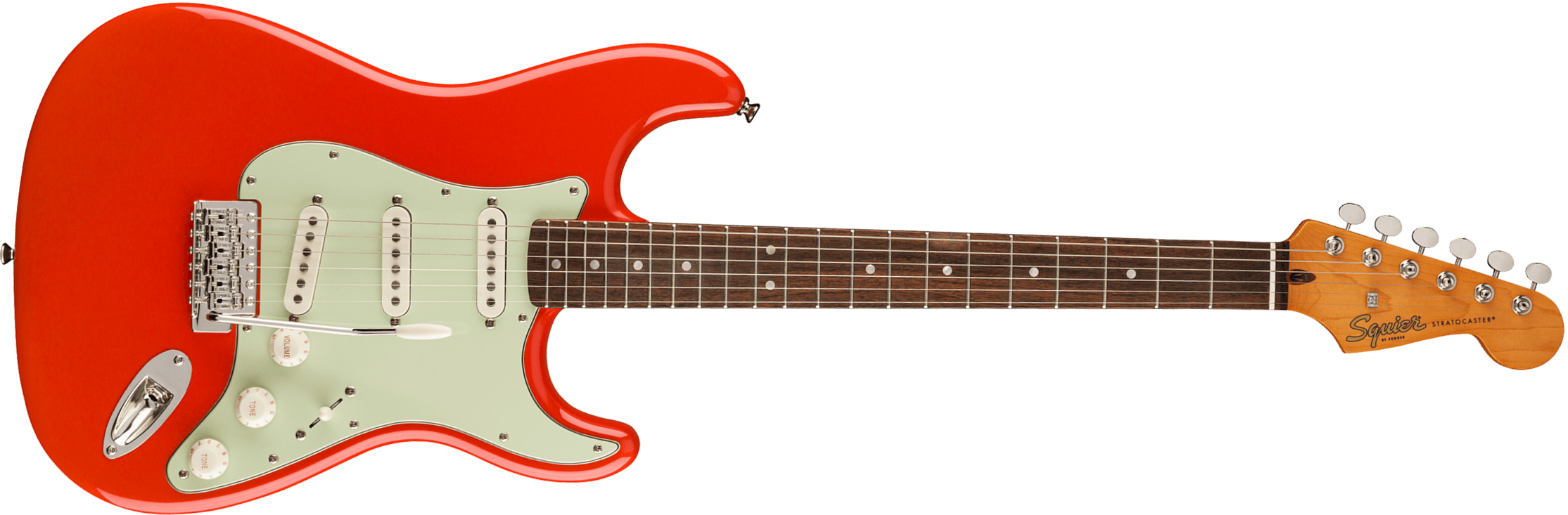 Squier Strat '60s Classic Vibe Fsr Ltd Lau - Fiesta Red - Elektrische gitaar in Str-vorm - Main picture